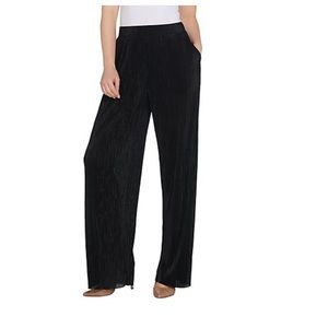 H by Halston Petite Wide Leg Pants